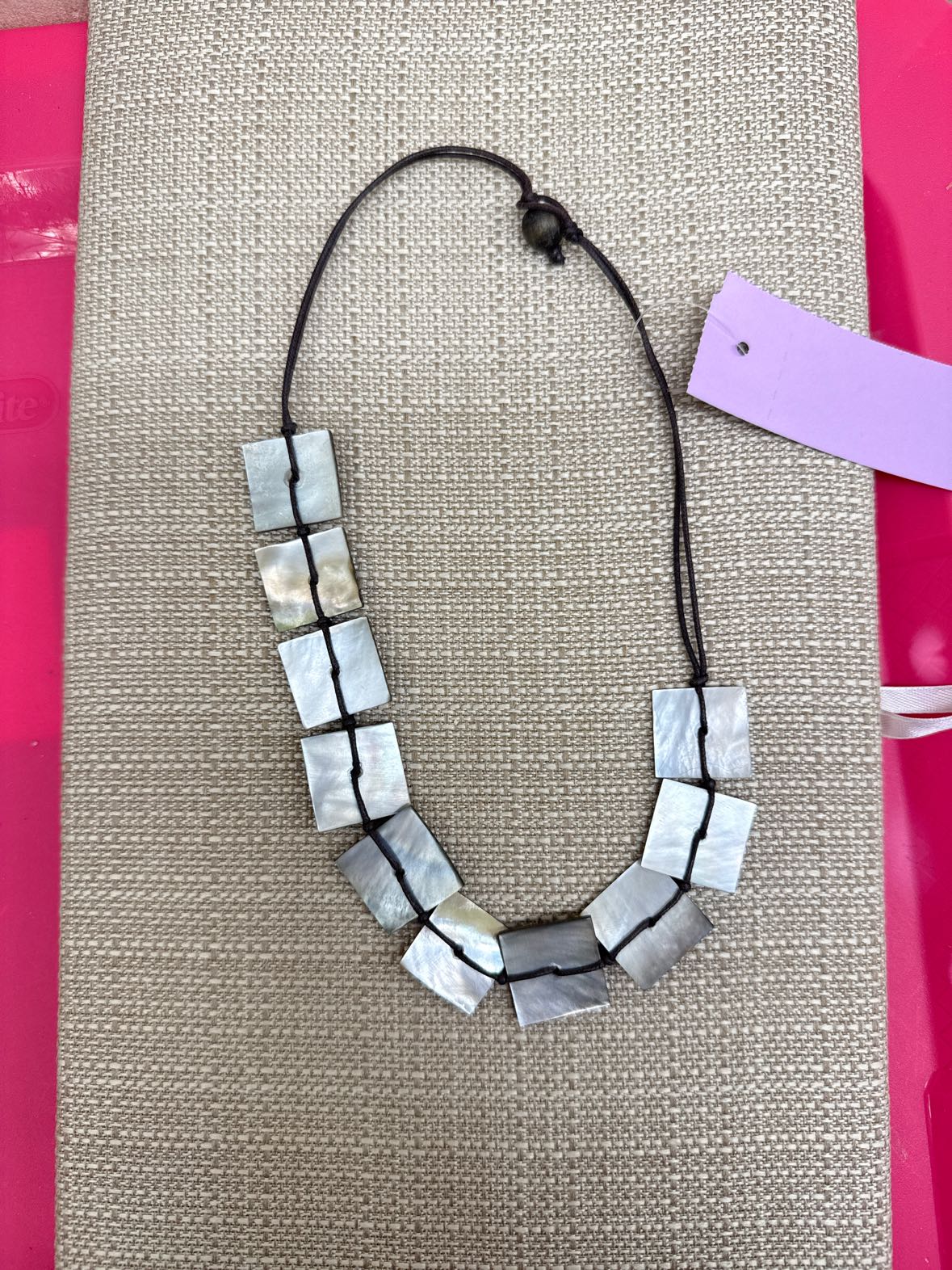 Square Shell Necklace