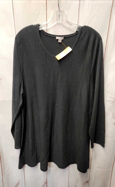 J Jill Women's Size XL Black Sweater