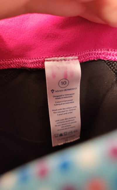 Ivivva - Lululemon Girl's Size 10 Black Capris