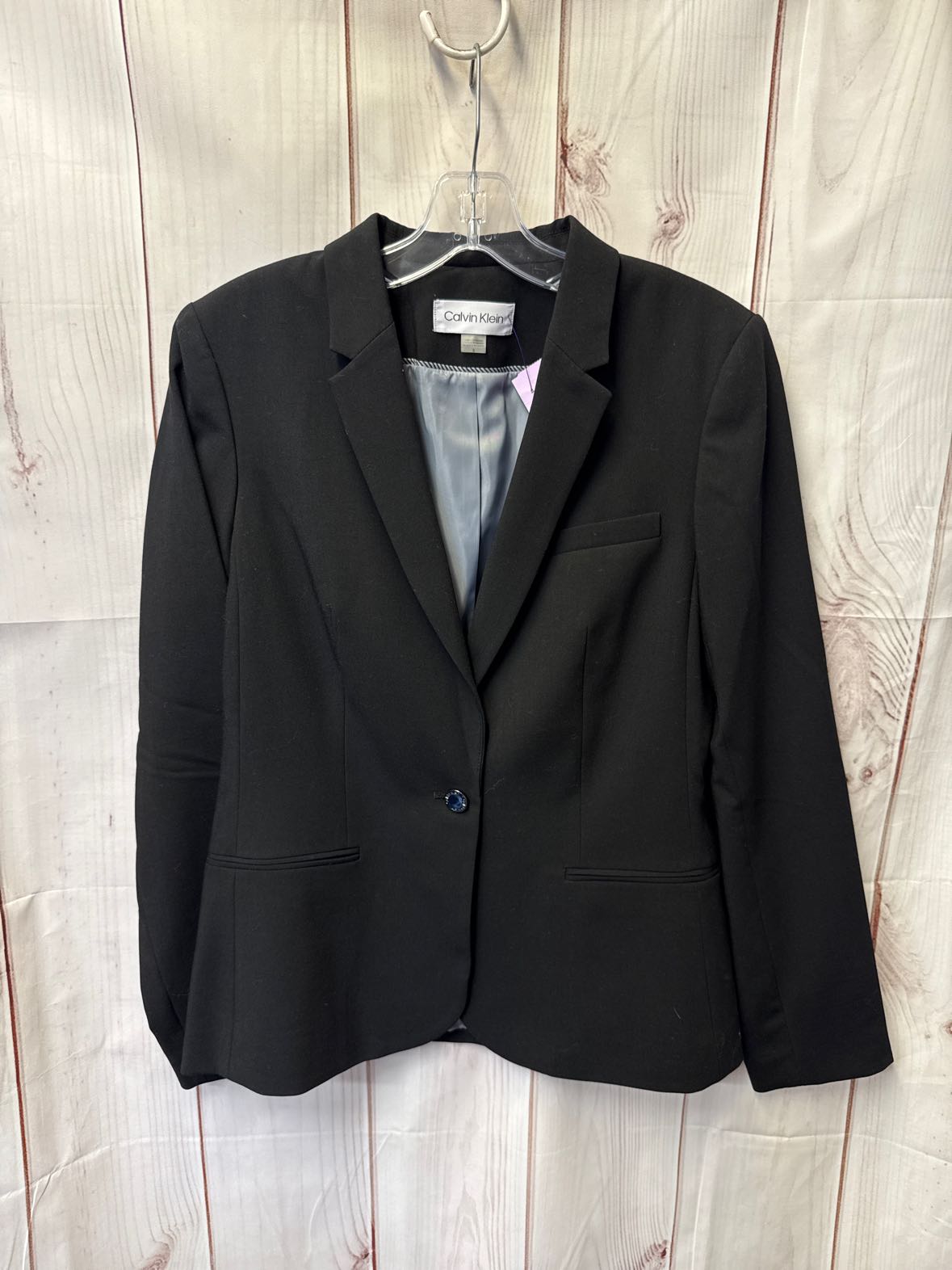 Calvin Klein Women's Size 8 Black Blazer