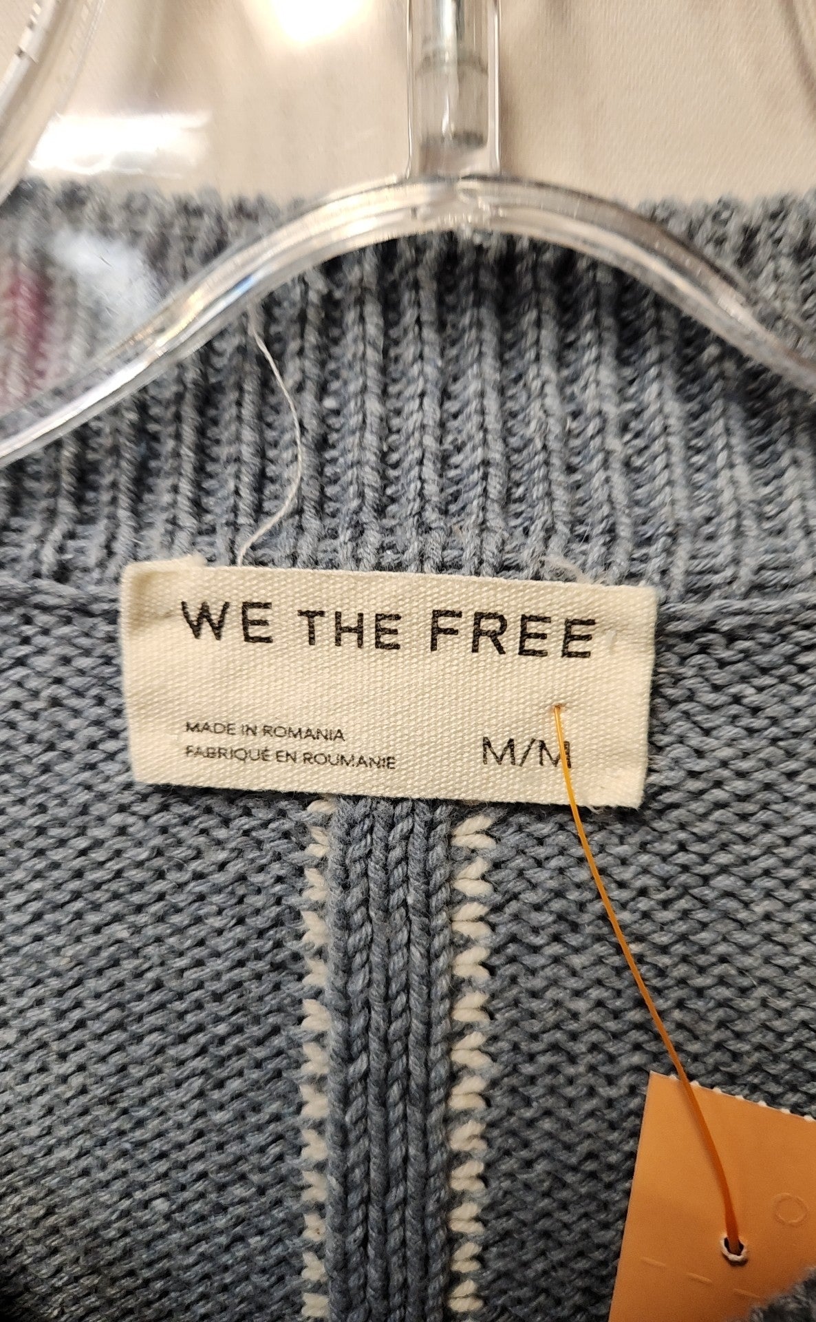 We the Free Women's Size M Blue Cardigan