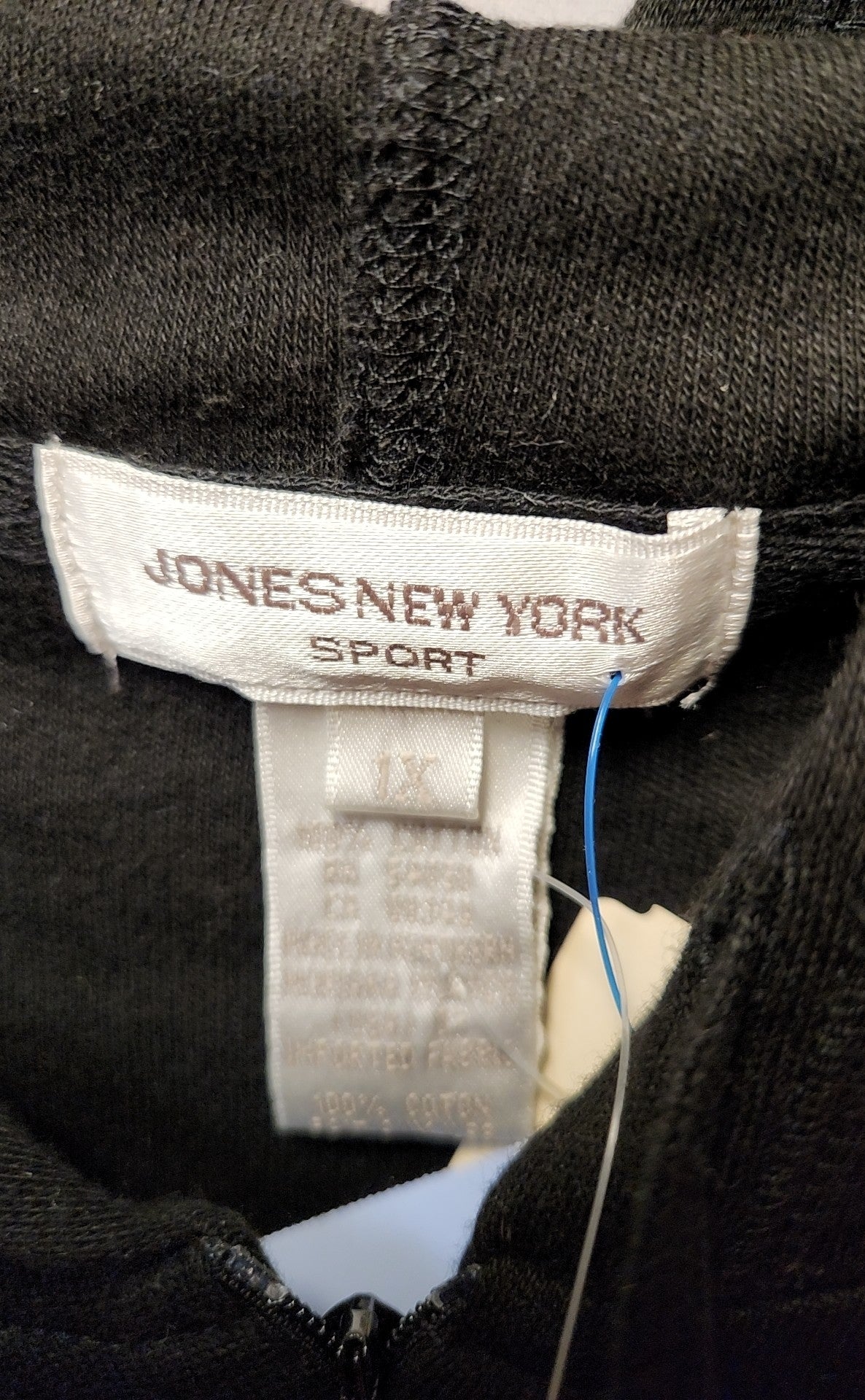 NWT Jones New York Women's Size 1X Black Dress