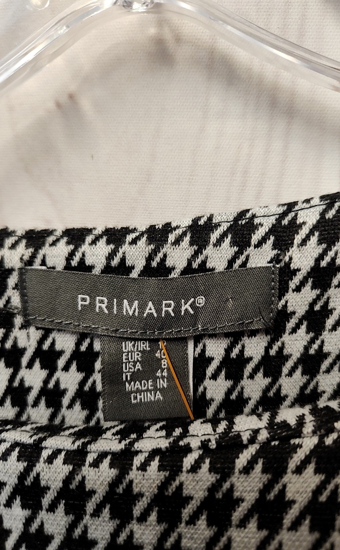 Primark Women's Size 8 Black & White Dress