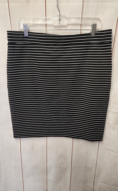 Loft Women's Size L Black Skirt