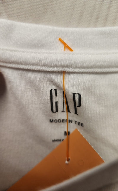 Gap Women's Size M White Short Sleeve Top