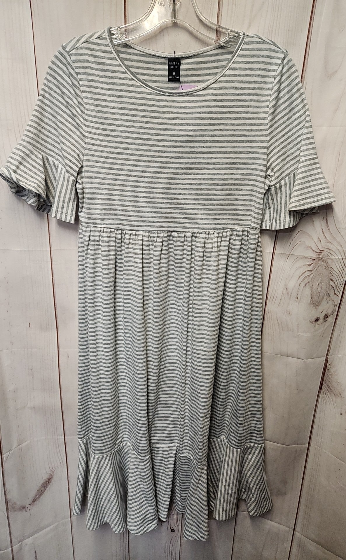 Emery Rose Women's Size M Gray Dress