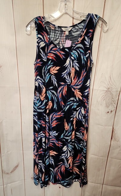 Croft & Barrow Women's Size S Blue Floral Dress