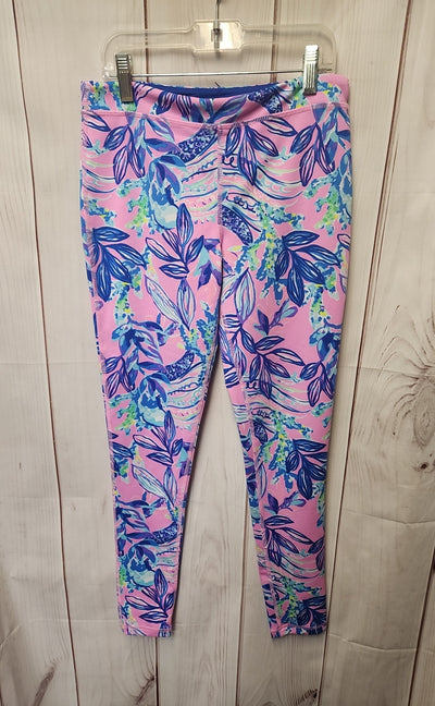 Lilly Pulitzer Girl's Size 12/14 Pink Leggings