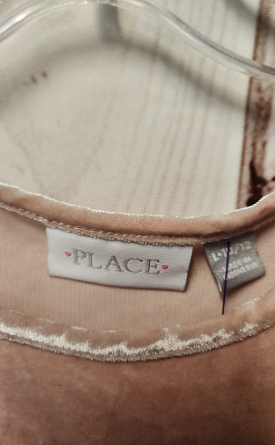 Place Girl's Size 10/12 Peach Shirt