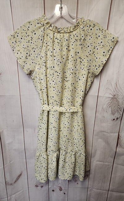 Lauren Conrad Women's Size M Yellow Floral Dress