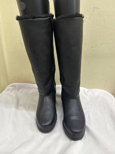 Toe Warmers Women's Size 7 Black Boots Shoes
