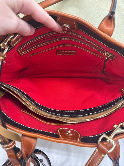 Dooney & Bourke Brielle Pebbled Black Leather Tote Bag