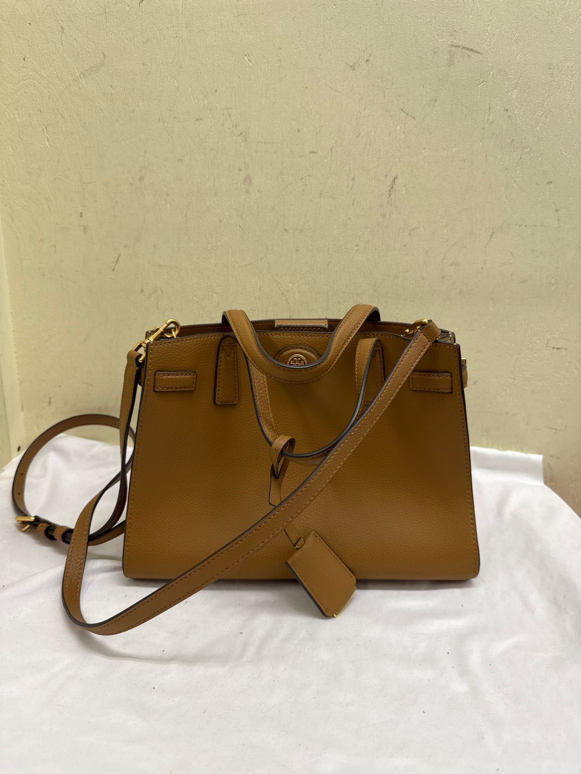 NWT Tory Burch Brown Leather Purse Bag