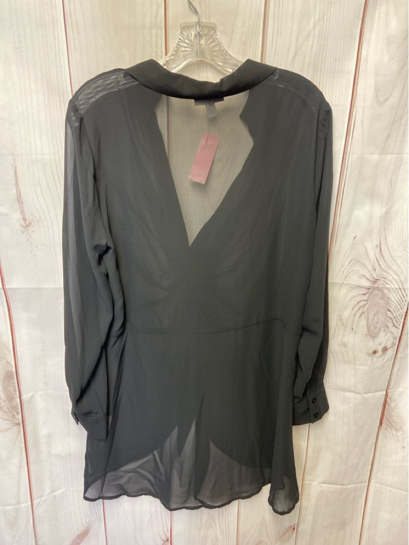 Bar III Women's Size L Black Cover-Up