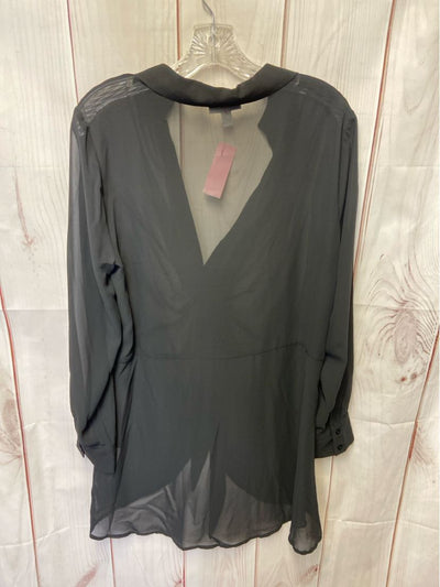 Bar III Women's Size L Black Cover-Up