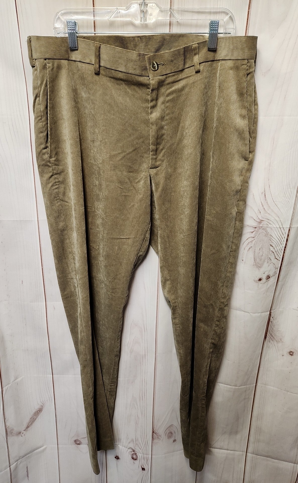 Perry Ellis Men's Size 36x32 Tan Corduroy Pants