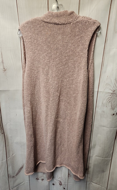 NWT Chico's Women's Size 3 = US XL Pink Cardigan