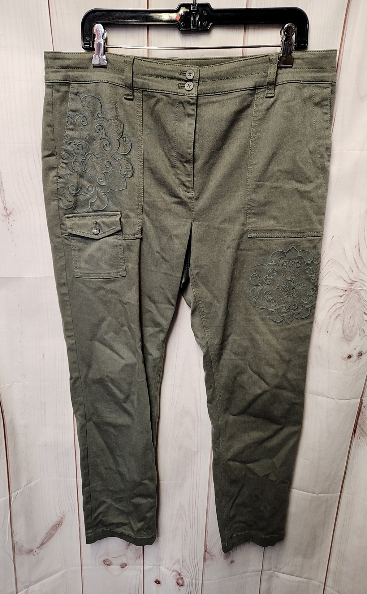 J Jill Women's Size 14 Green Pants