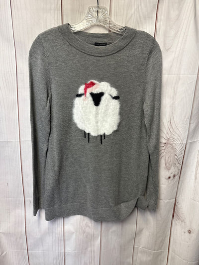 Talbots Women's Size S Gray Holiday Sweater