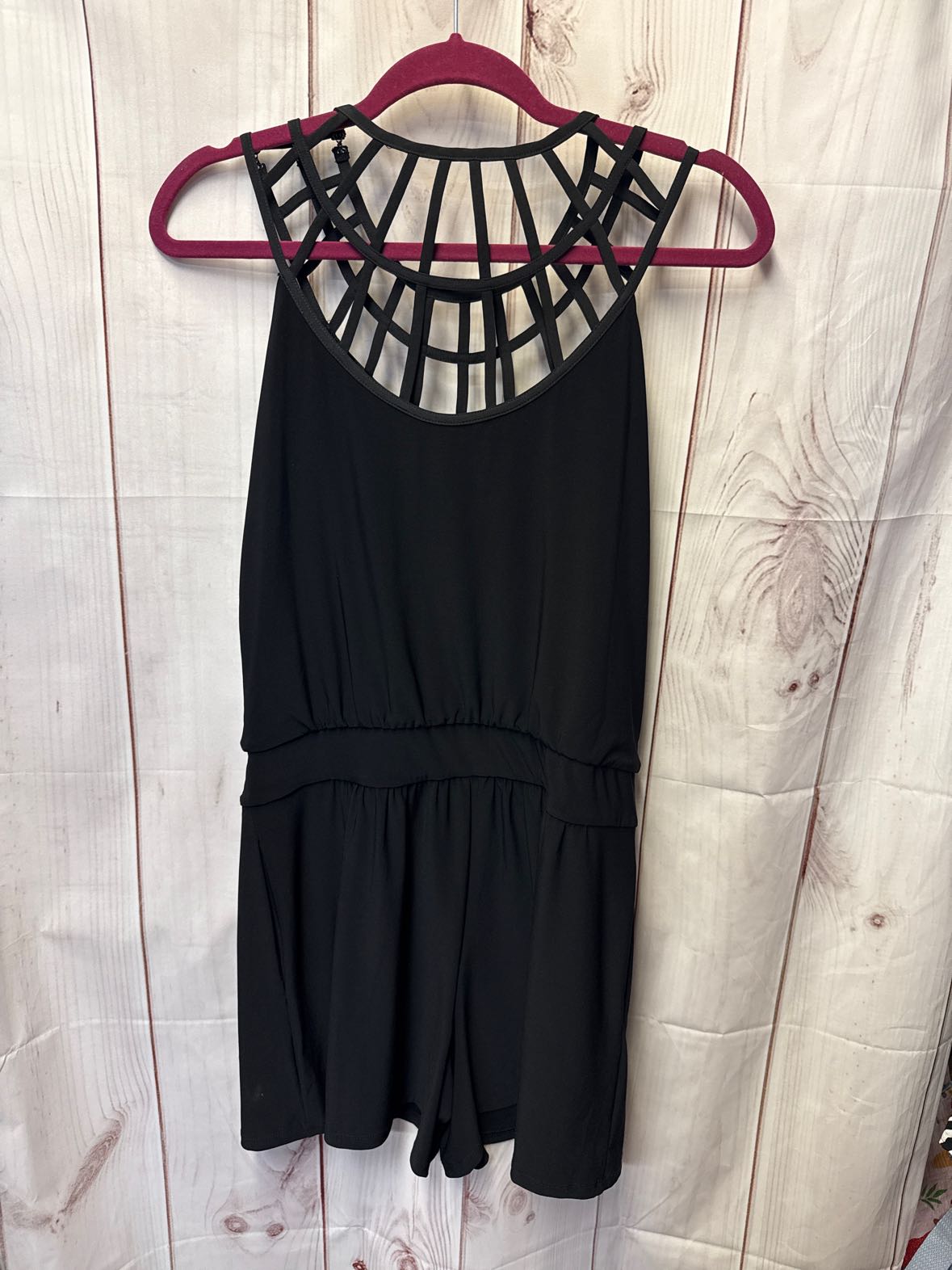 White House Black Market Women's Size 6 Black Romper