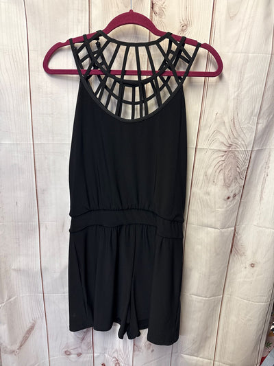 White House Black Market Women's Size 6 Black Romper