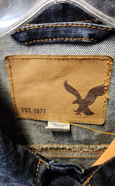 American Eagle Men's Size L Blue Shirt