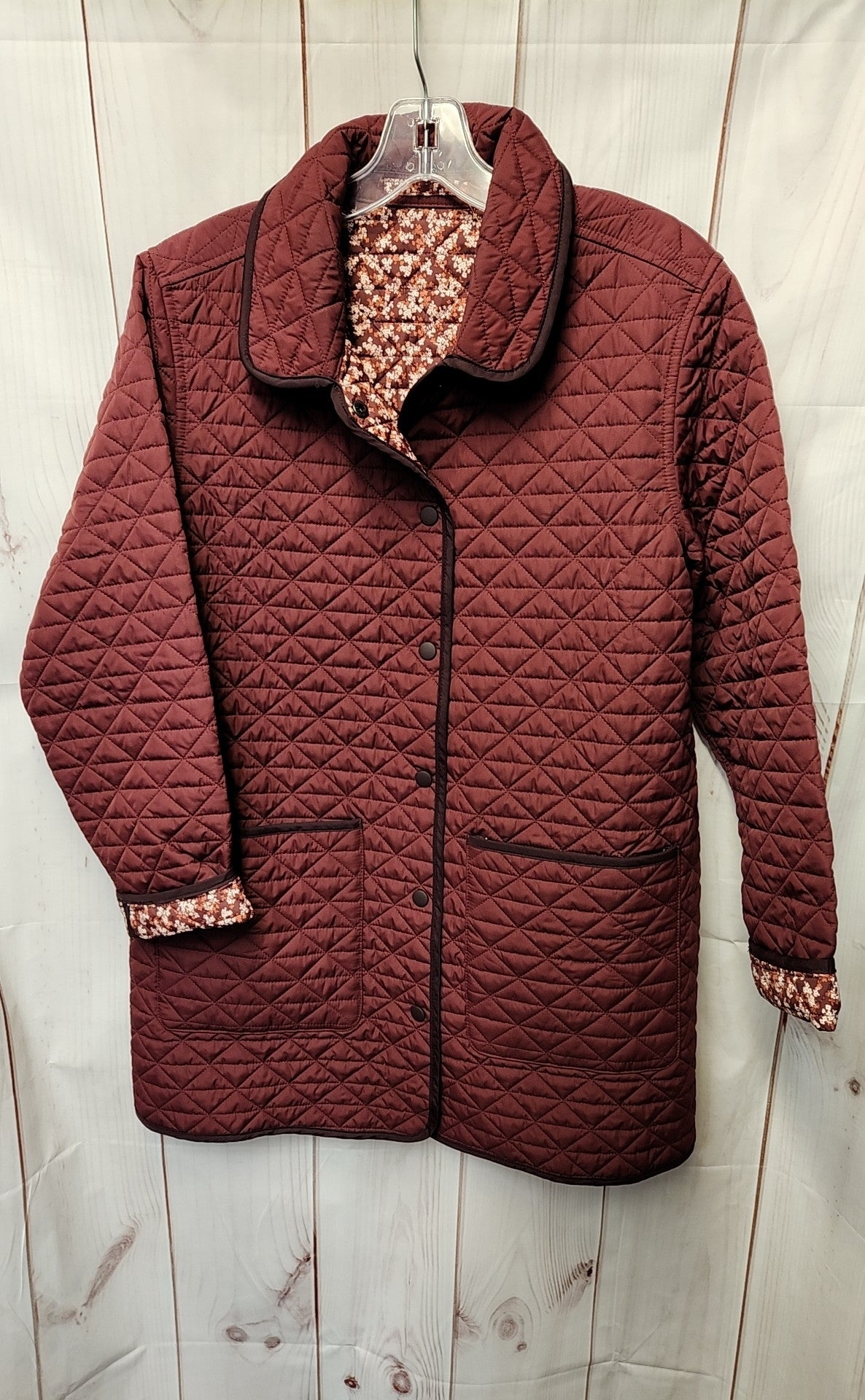 Lands End Women's Size M Petite Red Jacket