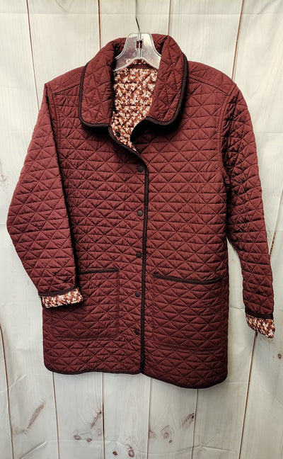 Lands End Women's Size M Petite Red Jacket
