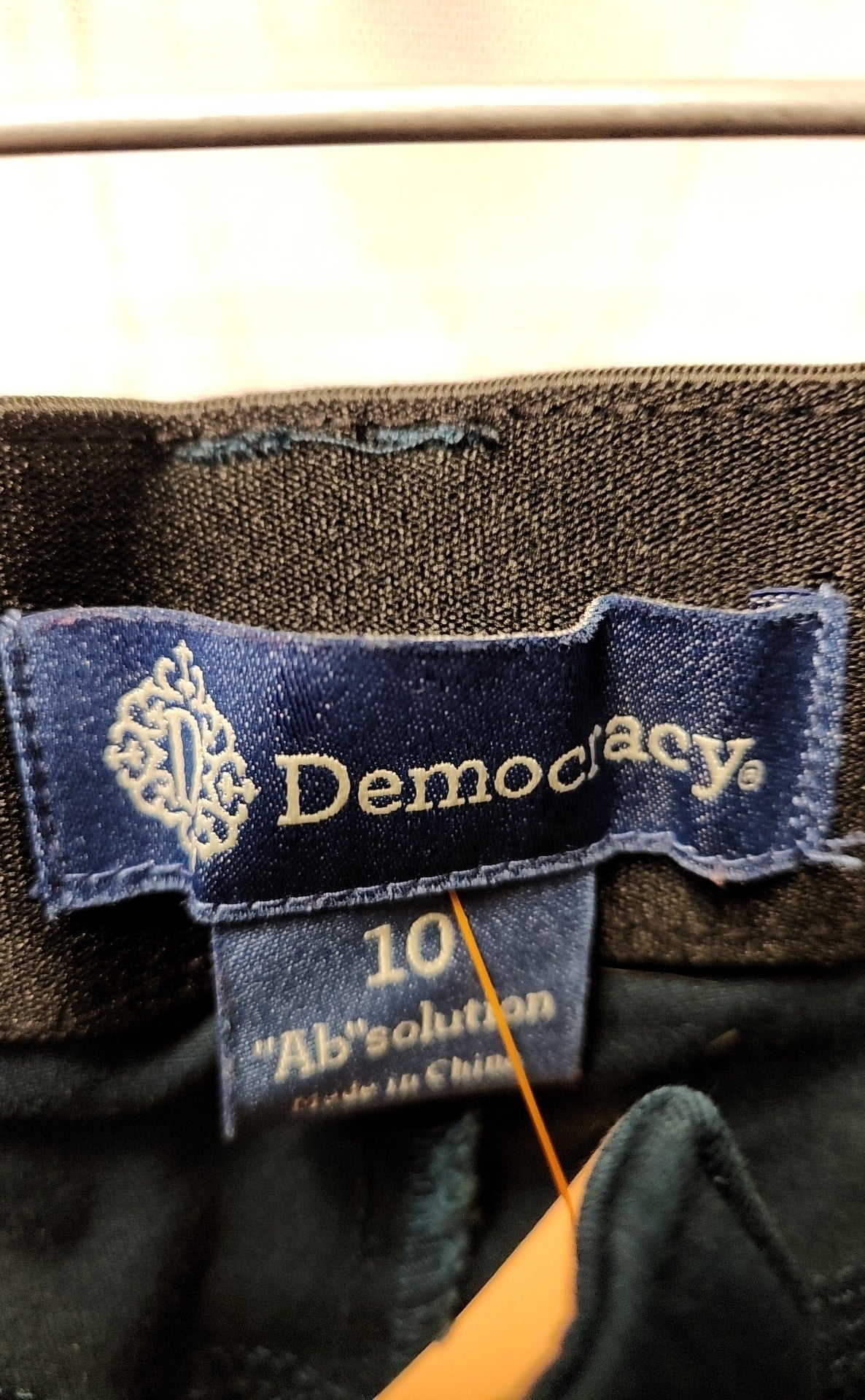 Democracy Women's Size 10 Teal Pants