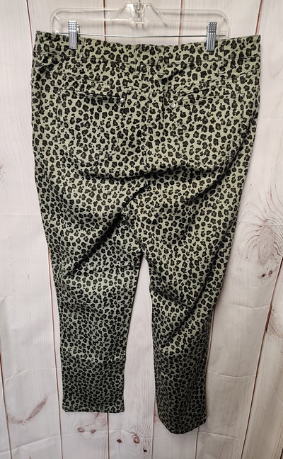 Venus Women's Size 16 Gray Animal Print Pants