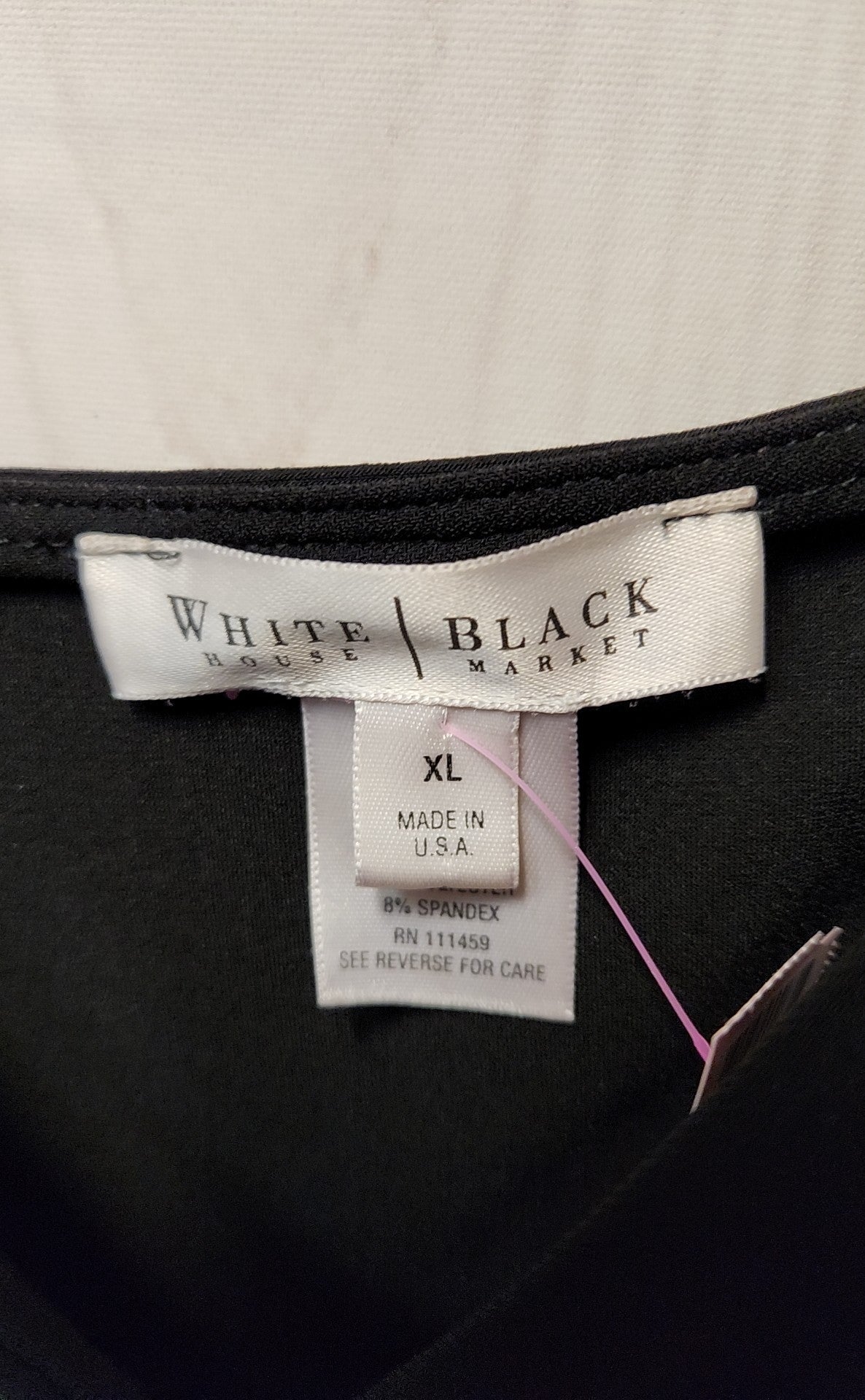 White House Black Market Women's Size XL Black Sleeveless Top