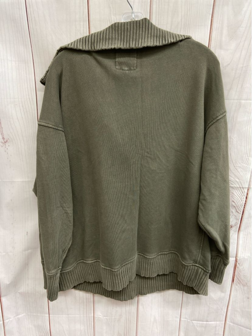 Aerie Women's Size L Green Sweatshirt