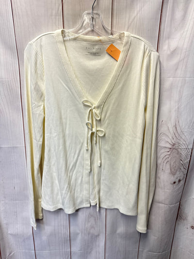 Talbots Women's Size L White Cardigan