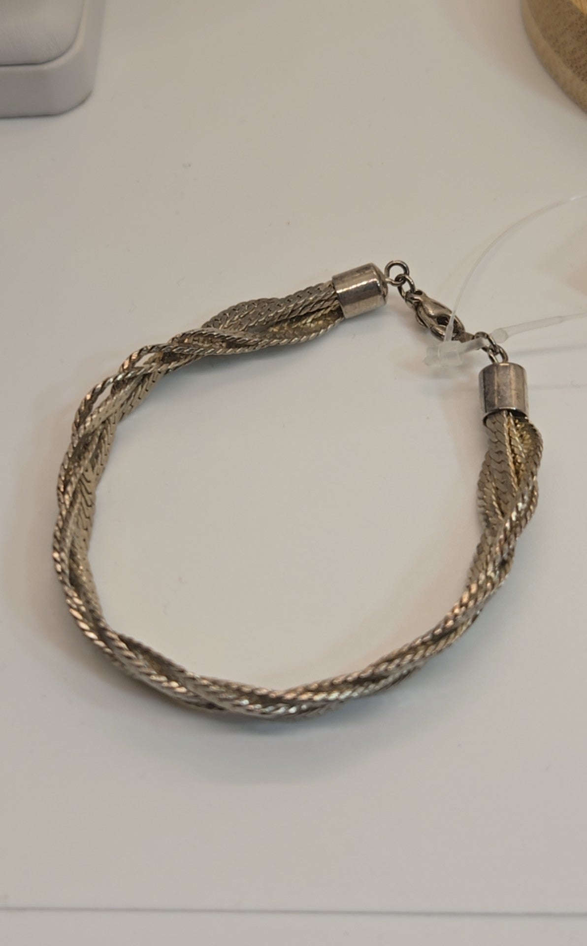 Silver Braid Bracelet