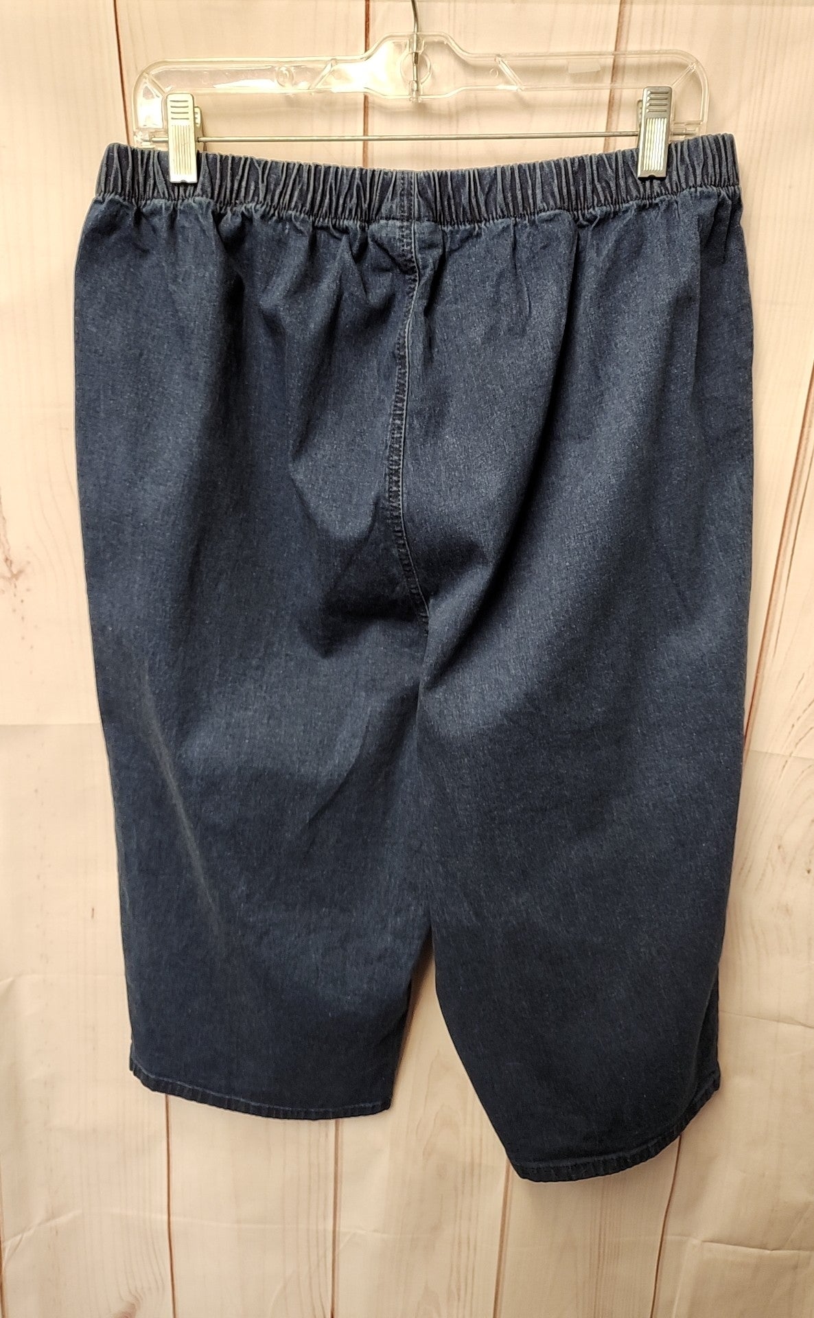 Catherines Women's Size 1X Blue Capris