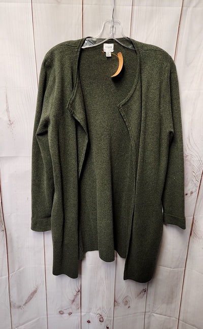 J Crew Women's Size S Green Cardigan