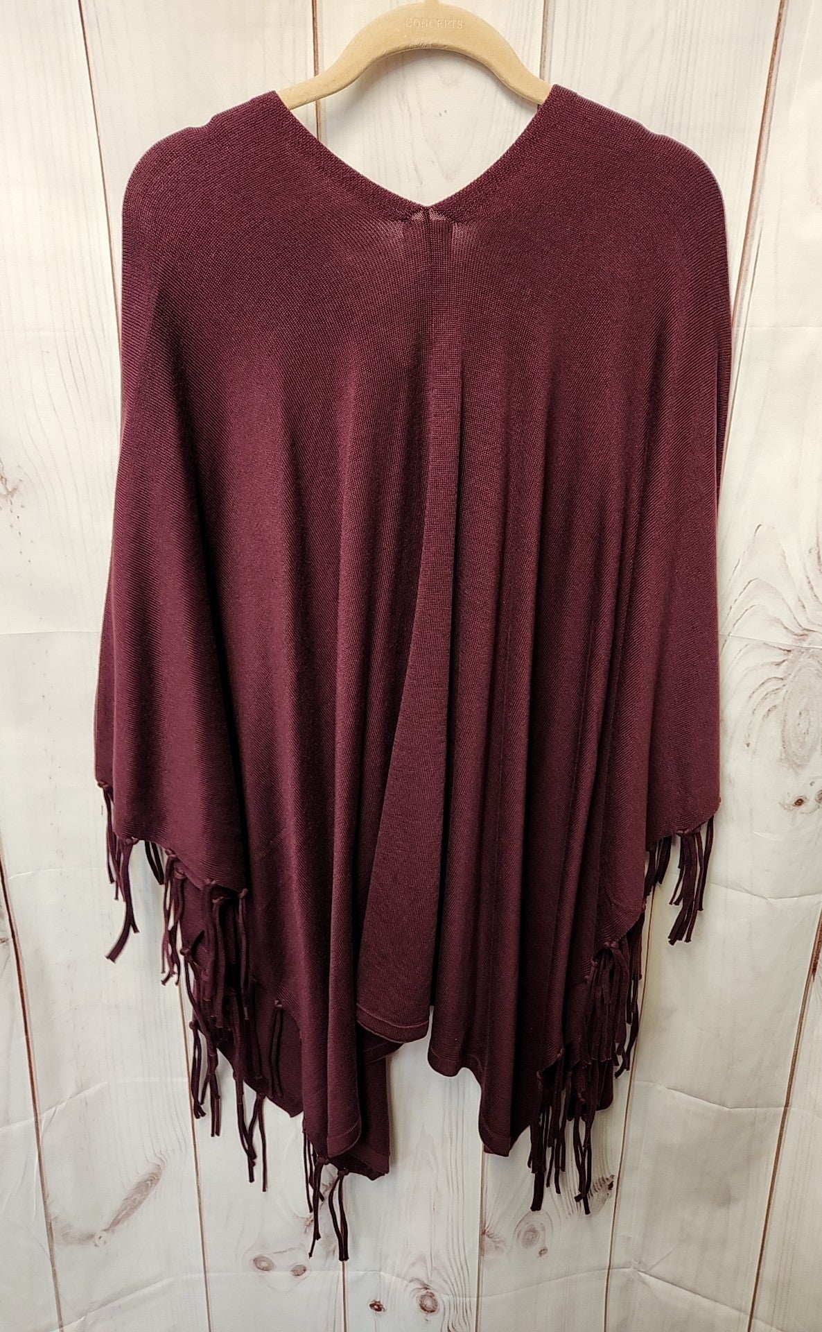 Chico's Women's Size One Size Maroon Poncho