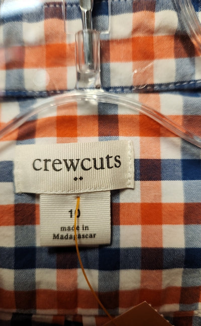 Crewcuts Boy's Size 10 Orange Shirt