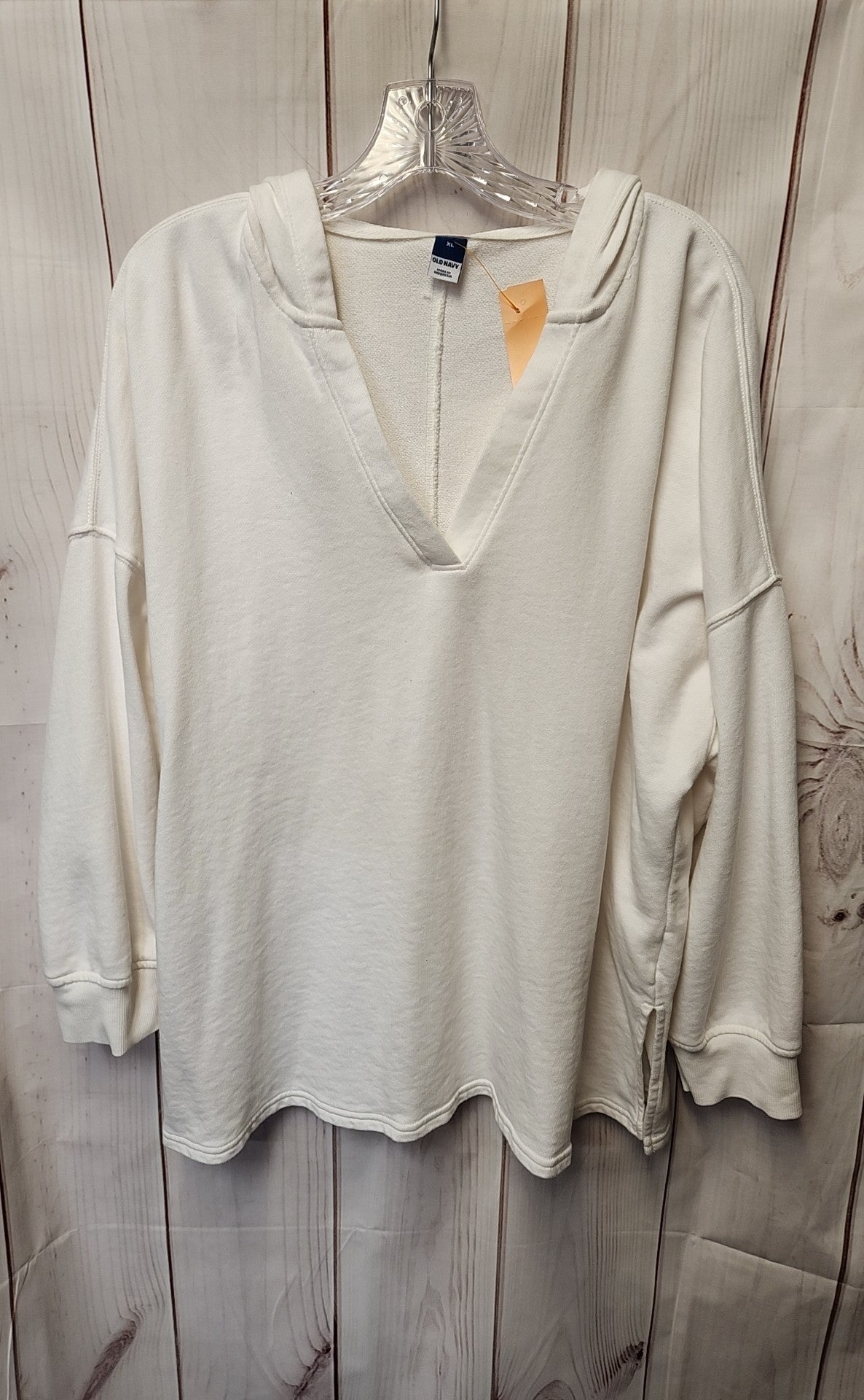 Old Navy Women's Size XL White Sweatshirt