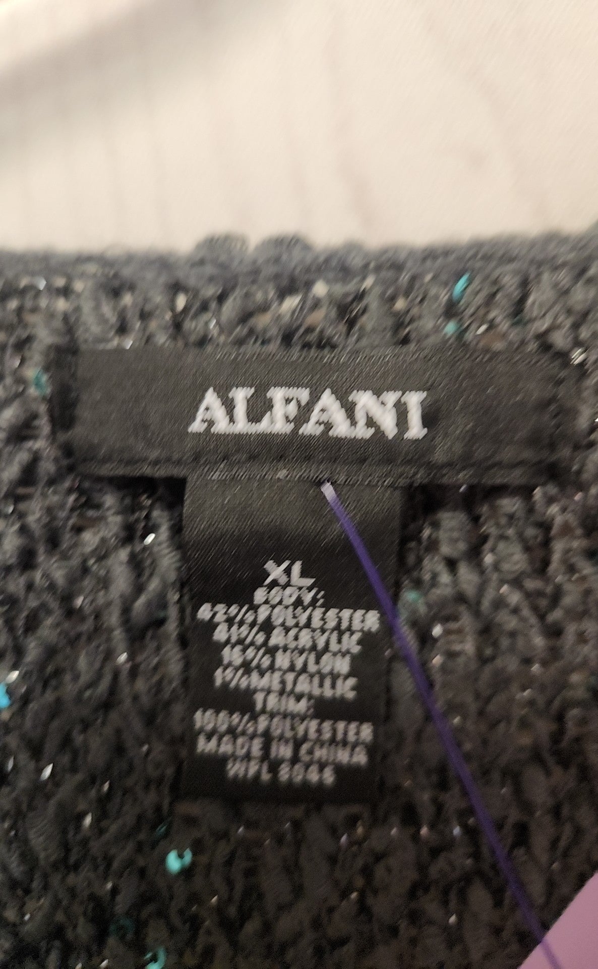 NWT Alfani Women's Size XL Gray Sweater