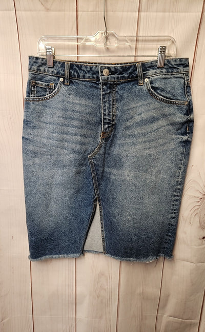 H&M Women's Size 12 Blue Skirt