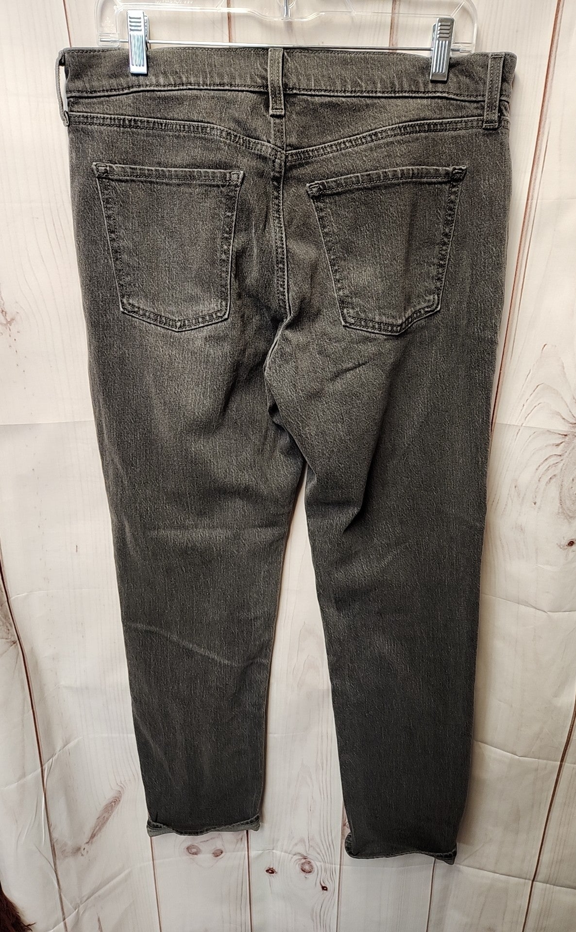 Old Navy Women's Size 29 (7-8) Black Jeans Mid Rise Wow Boyfriend