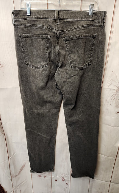 Old Navy Women's Size 29 (7-8) Black Jeans Mid Rise Wow Boyfriend