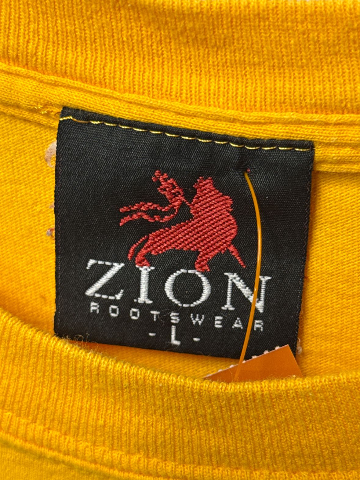 Zion Men's Size L Yellow Shirt
