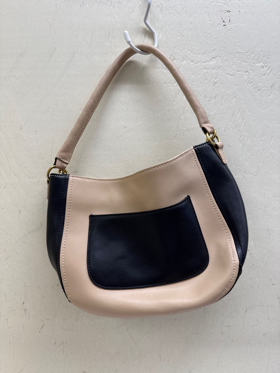 J Crew Beige & Black Purse Bag