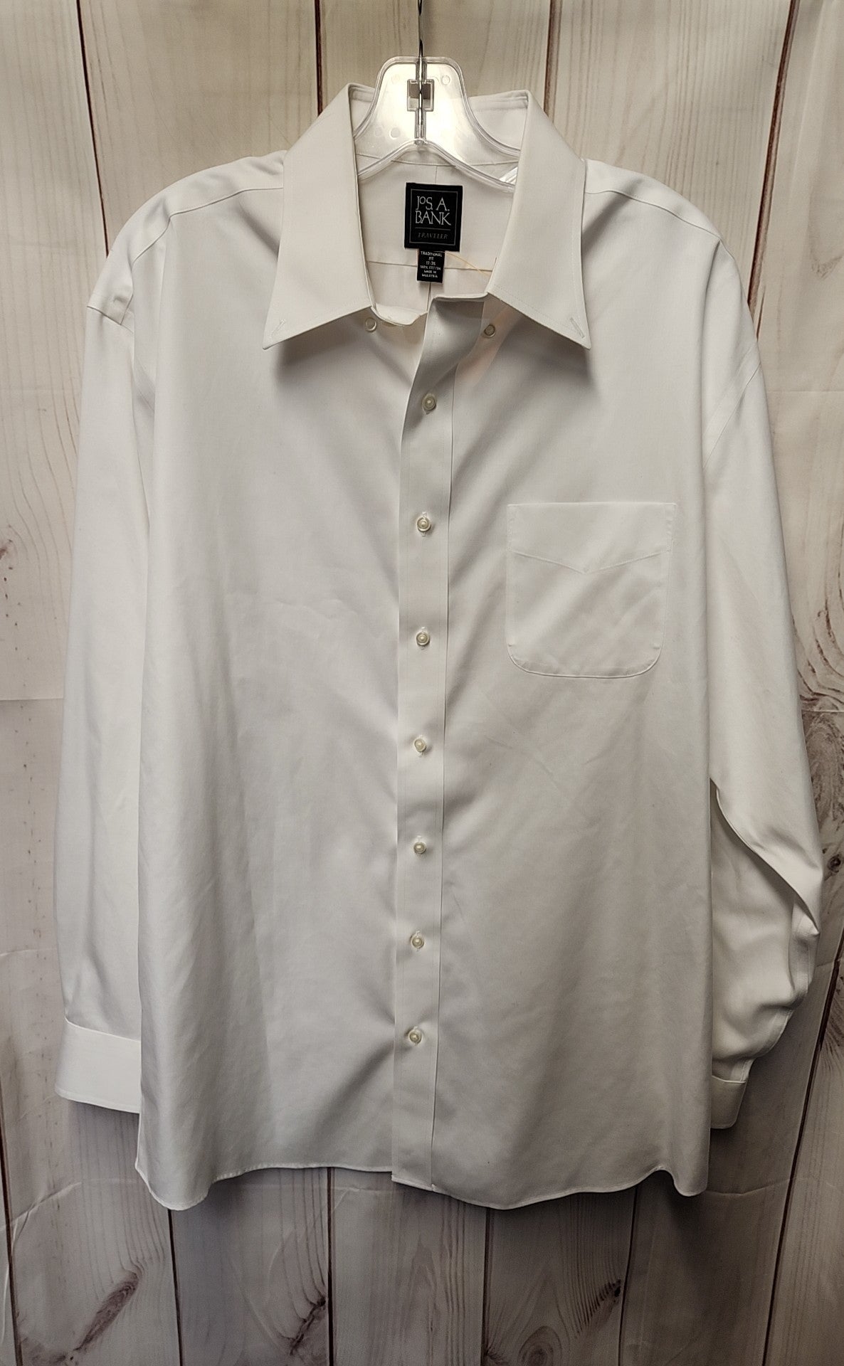 Jos A Bank Men's Size XL White Shirt