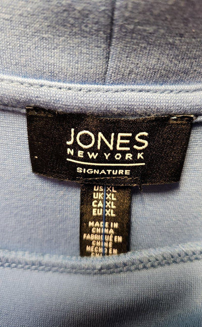 Jones New York Women's Size XL Blue Sweatshirt