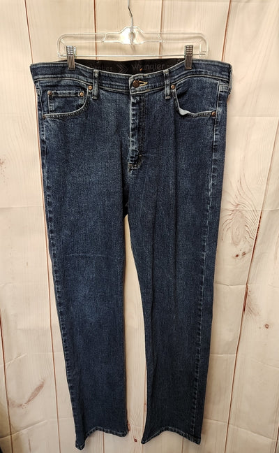 Wrangler Men's Size 36x34 Blue Jeans