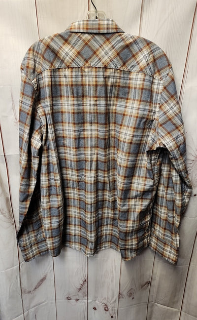 American Eagle Men's Size XXL Brown Shirt