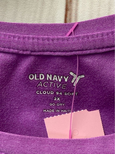 Old Navy Women's Size 2X Purple Sleeveless Top